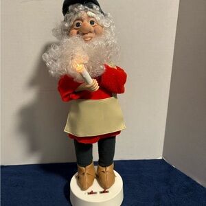 Vtg 18” Walmart Singing Dancing Lighted Christmas Elf - Battery Op Animatronics